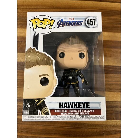 Funko Pop + Protector! Marvel #457 Avengers Endgame Series - Hawkeye M Nice - Picture 1 of 7